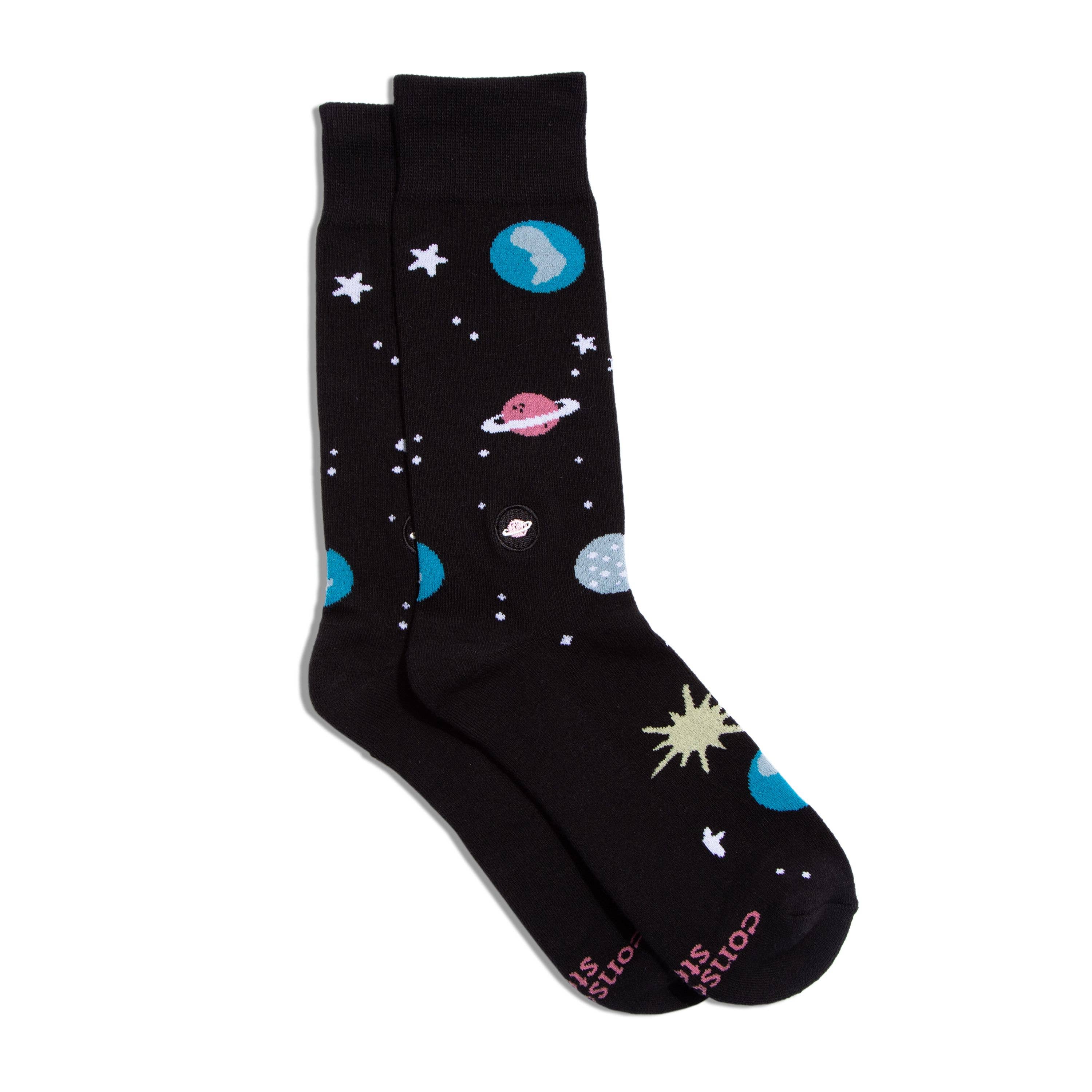 Socks that Support Space Exploration: Black Galaxy