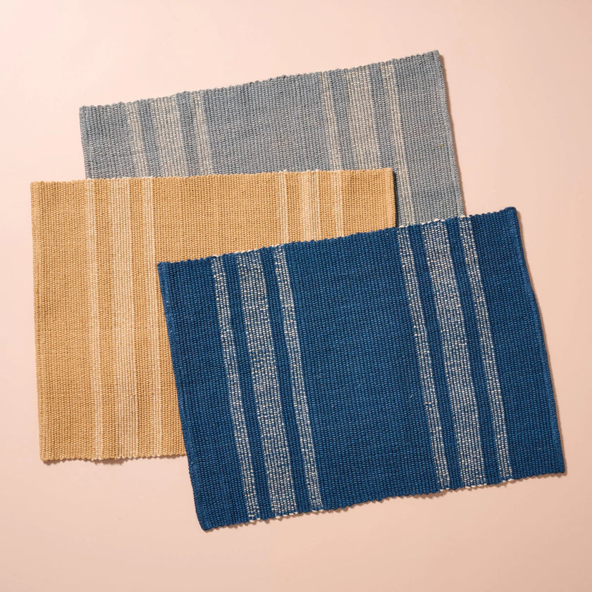 Khairo Handloomed Cotton Set of 2 Placemats