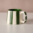 Kahda Striped Mug - Green