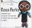 Rosa Parks String Doll Keychain