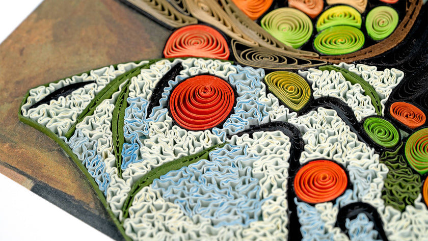 Artist Series - Quilled Basket of Apples, Cezanne Greeting Card