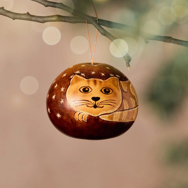 Wira Kitty Gourd Ornament