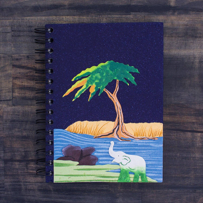 Large Notebook: Good Luck Elephant