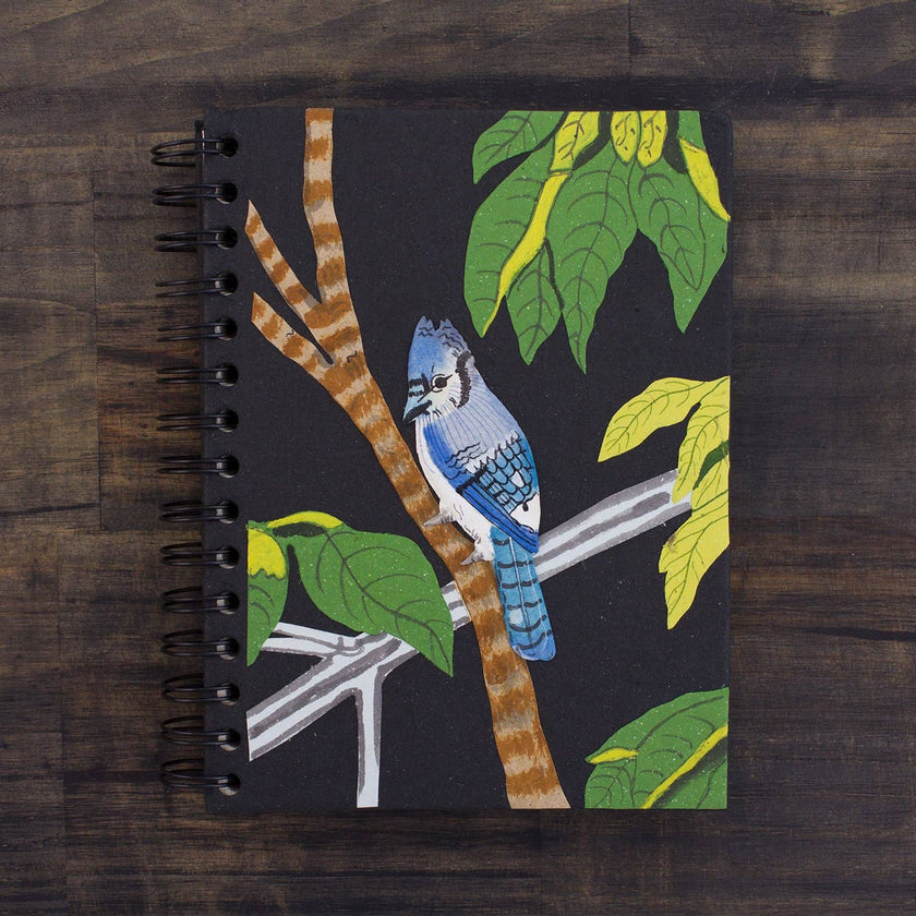 Large Notebook: Blue Jay