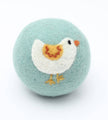 Eco Wool Dryer Balls: White Bird (Blue Ball)