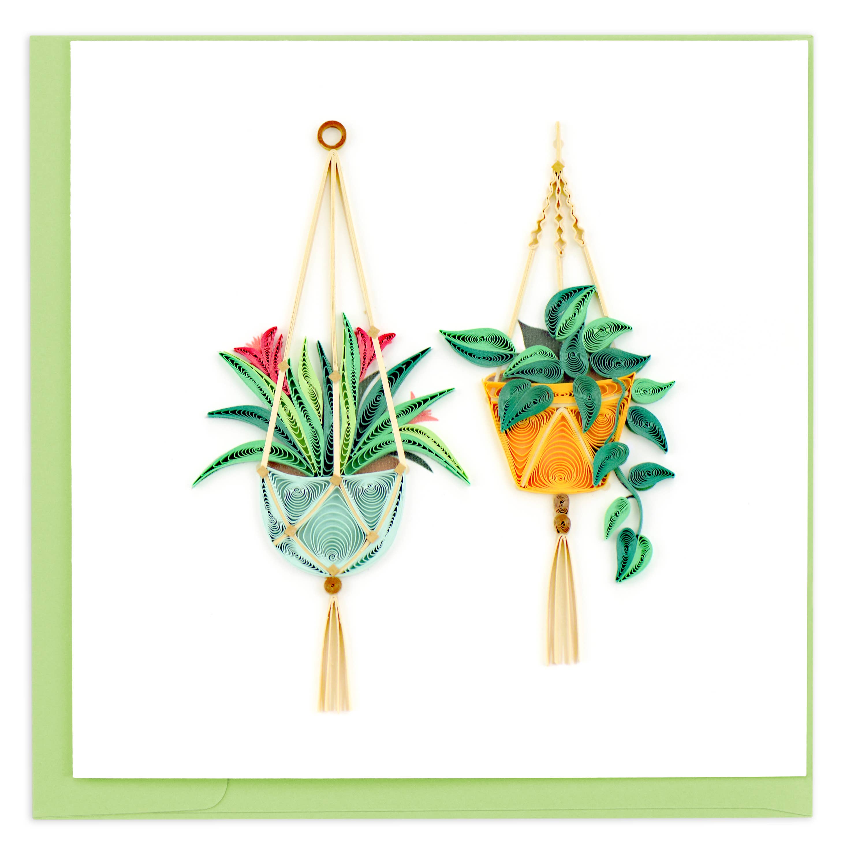 Macrame Plant Hangers Greeting Card