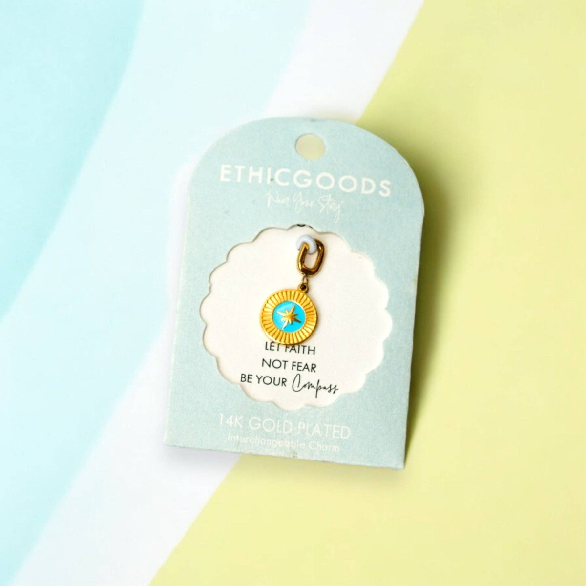 Compass Gold Charm