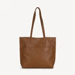 Pebbled Leather Everyday Tote - Camel