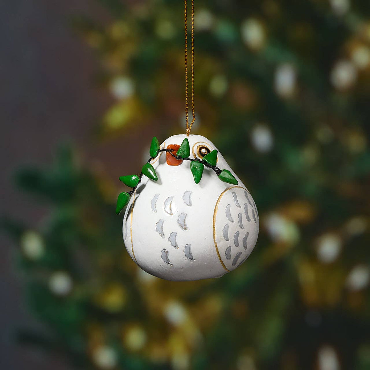 Peace Dove Gourd Christmas Ornament