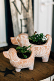 Terracotta Dog Planter (LG)