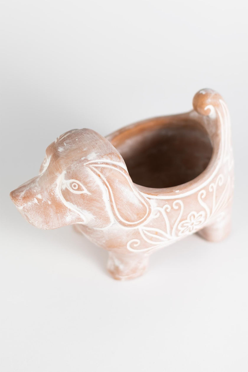 Terracotta Dog Planter (LG)