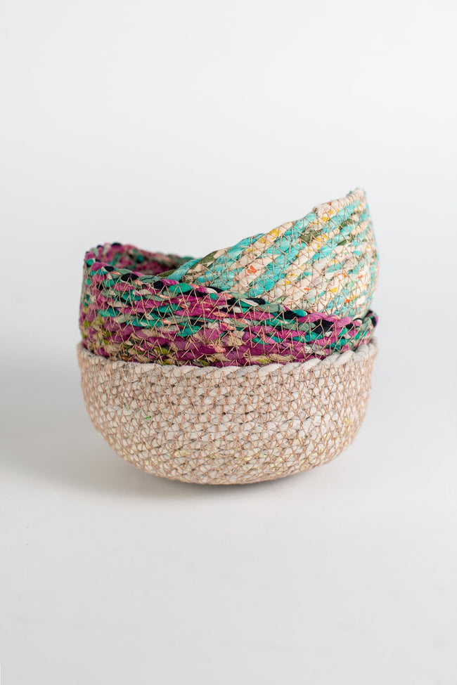 Swirling Sari Basket (SM)