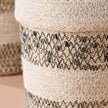 Dorakata Stitched Jute Basket w/ Lid