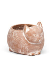 Crouching Cat Planter