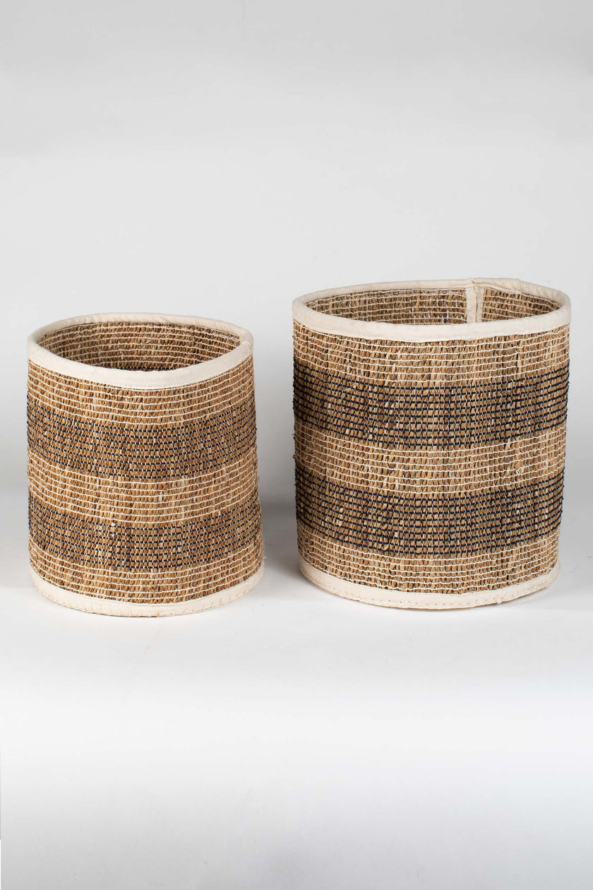 Striped Hogla Basket (LG)