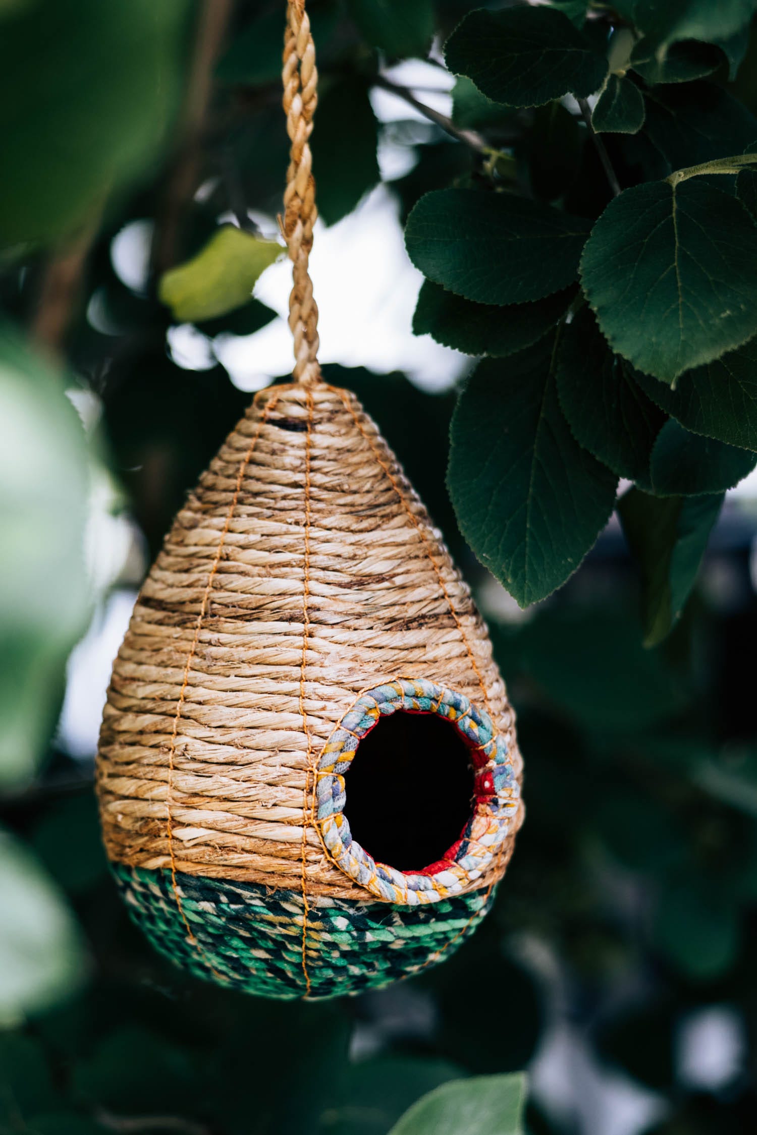 Teardrop Sari Birdhouse