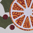 Block Print Orange Slice Card