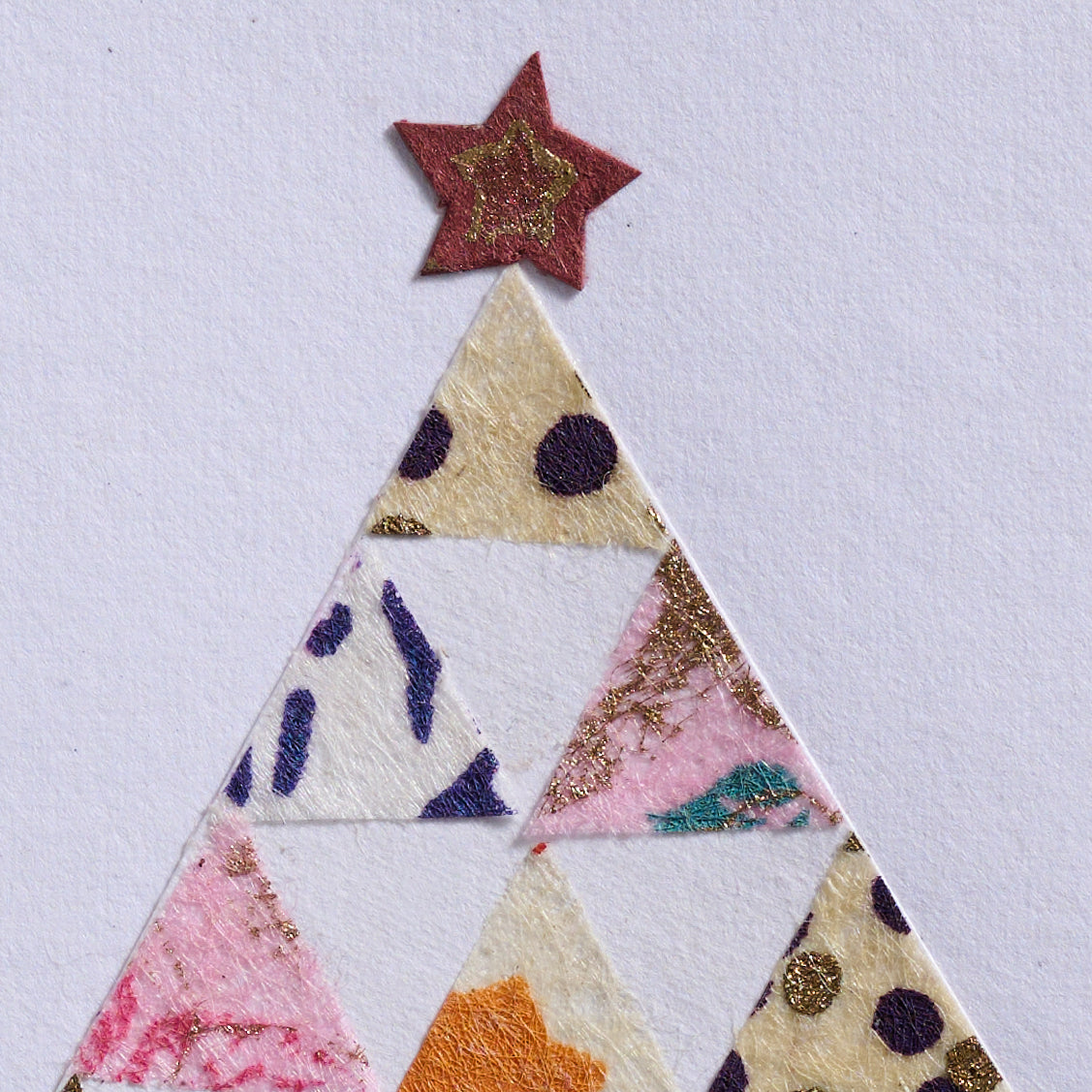 Tree of Triangles Christmas Card