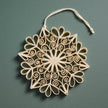 Quilled Cream Snowflake Ornament