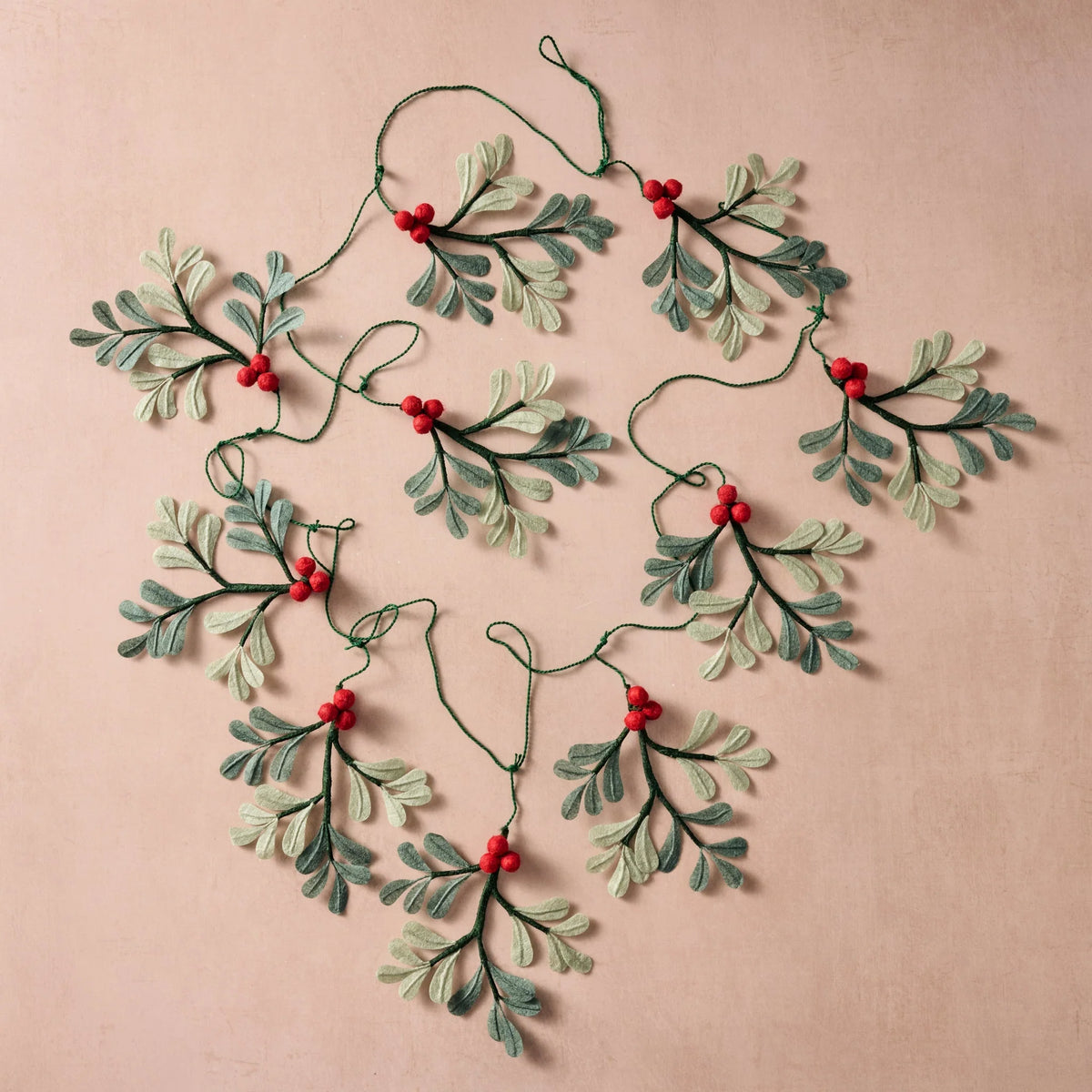 Ullasa Holly Silk Paper Garland