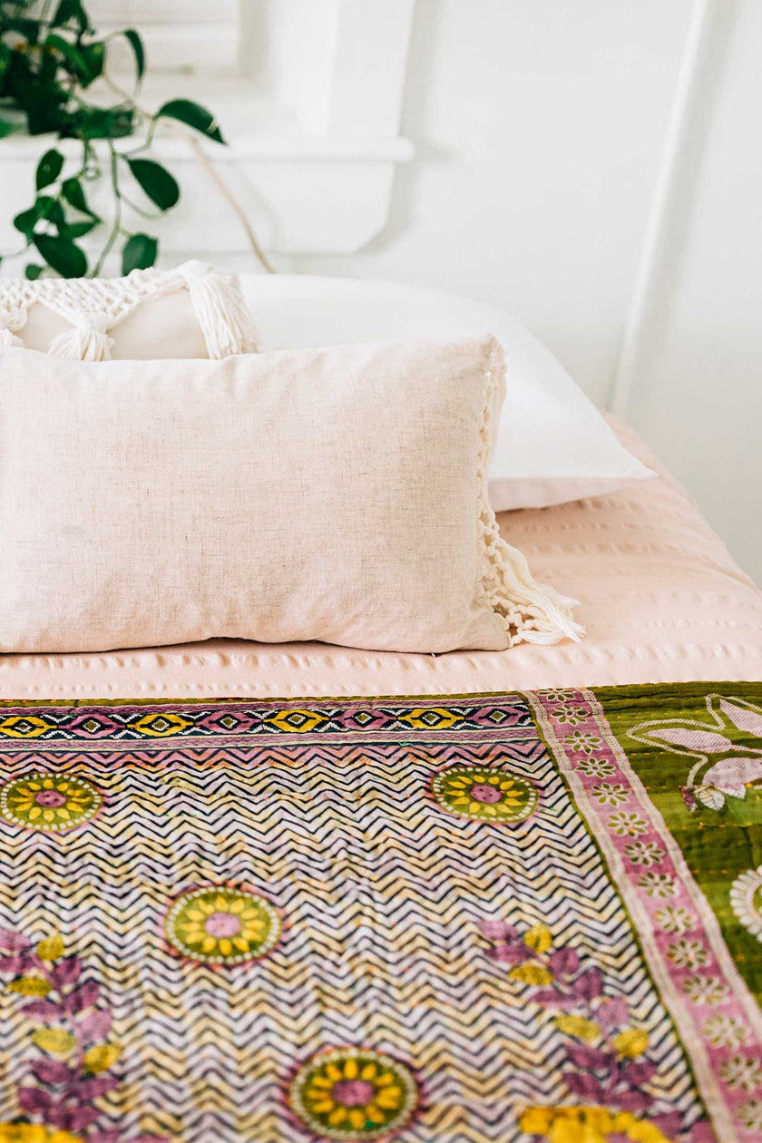 Sacred Sari Throw