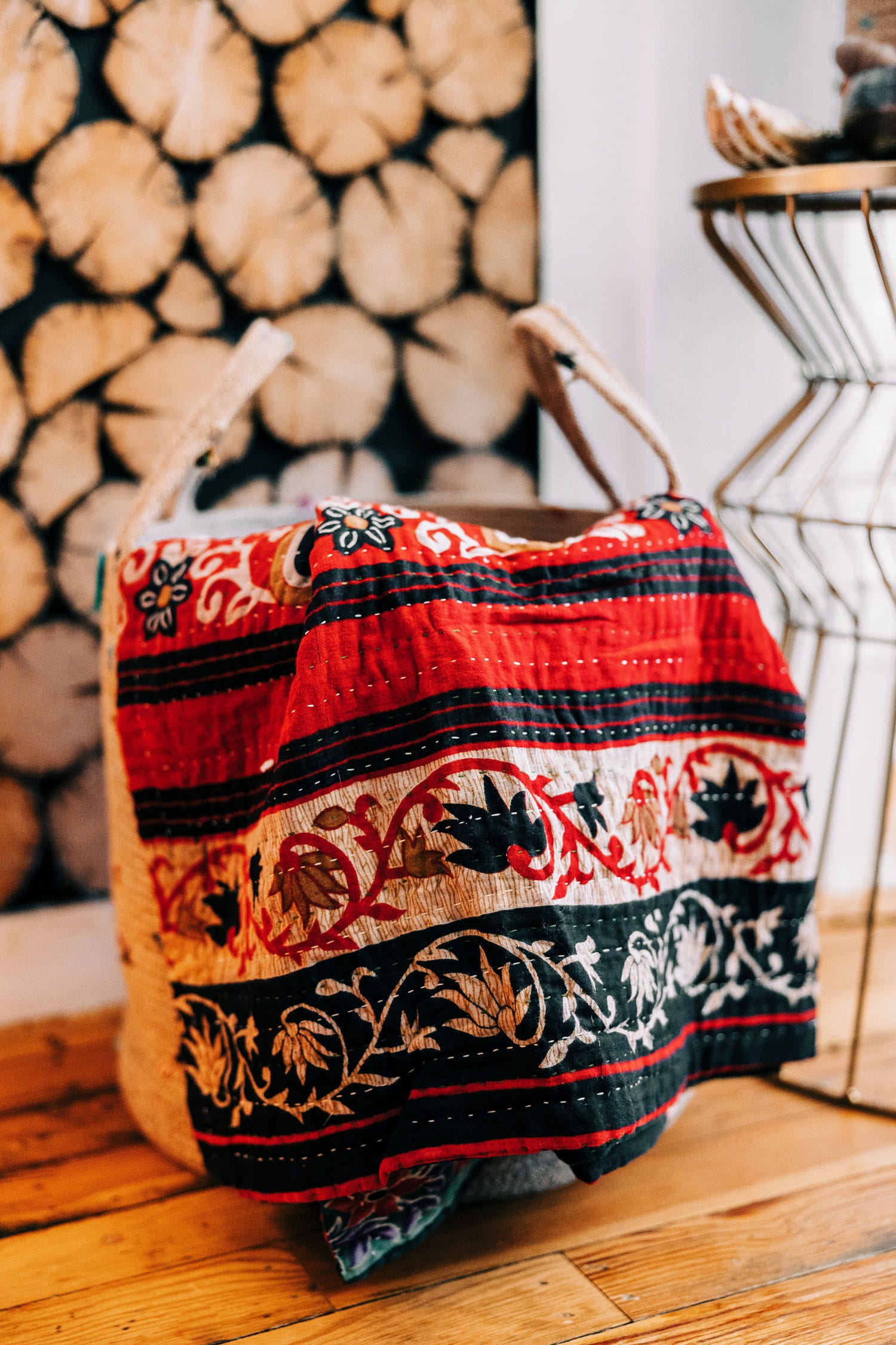 Sacred Sari Throw