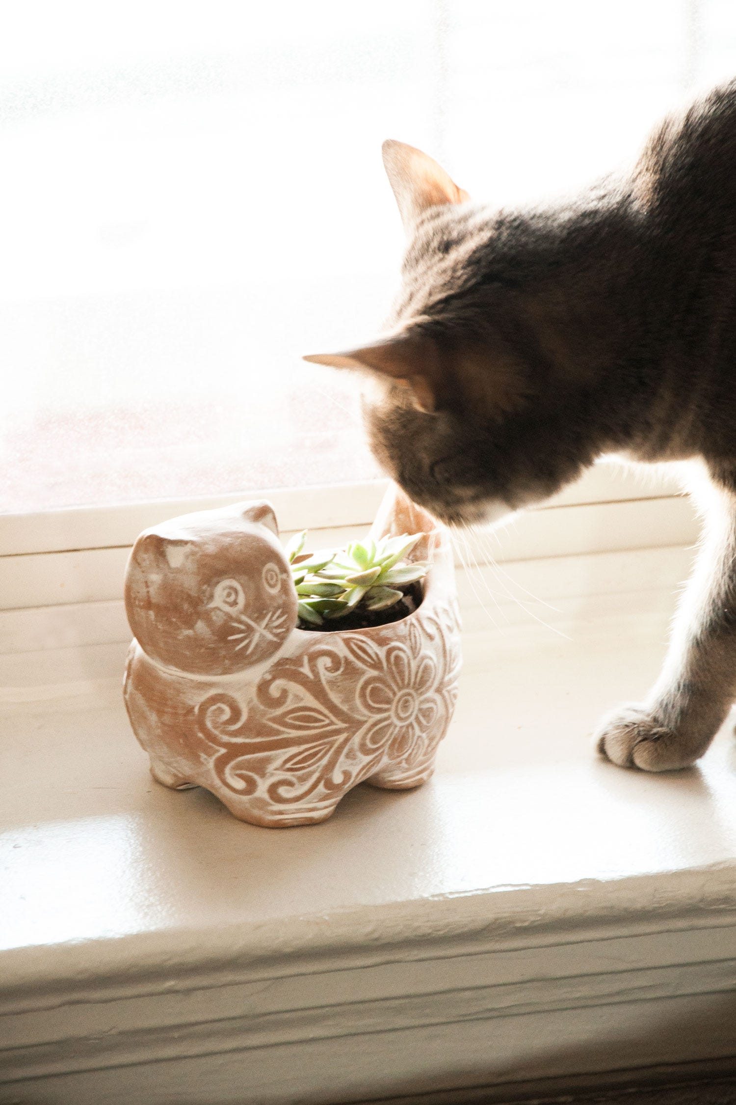 Garden Kitty Planter (SM)