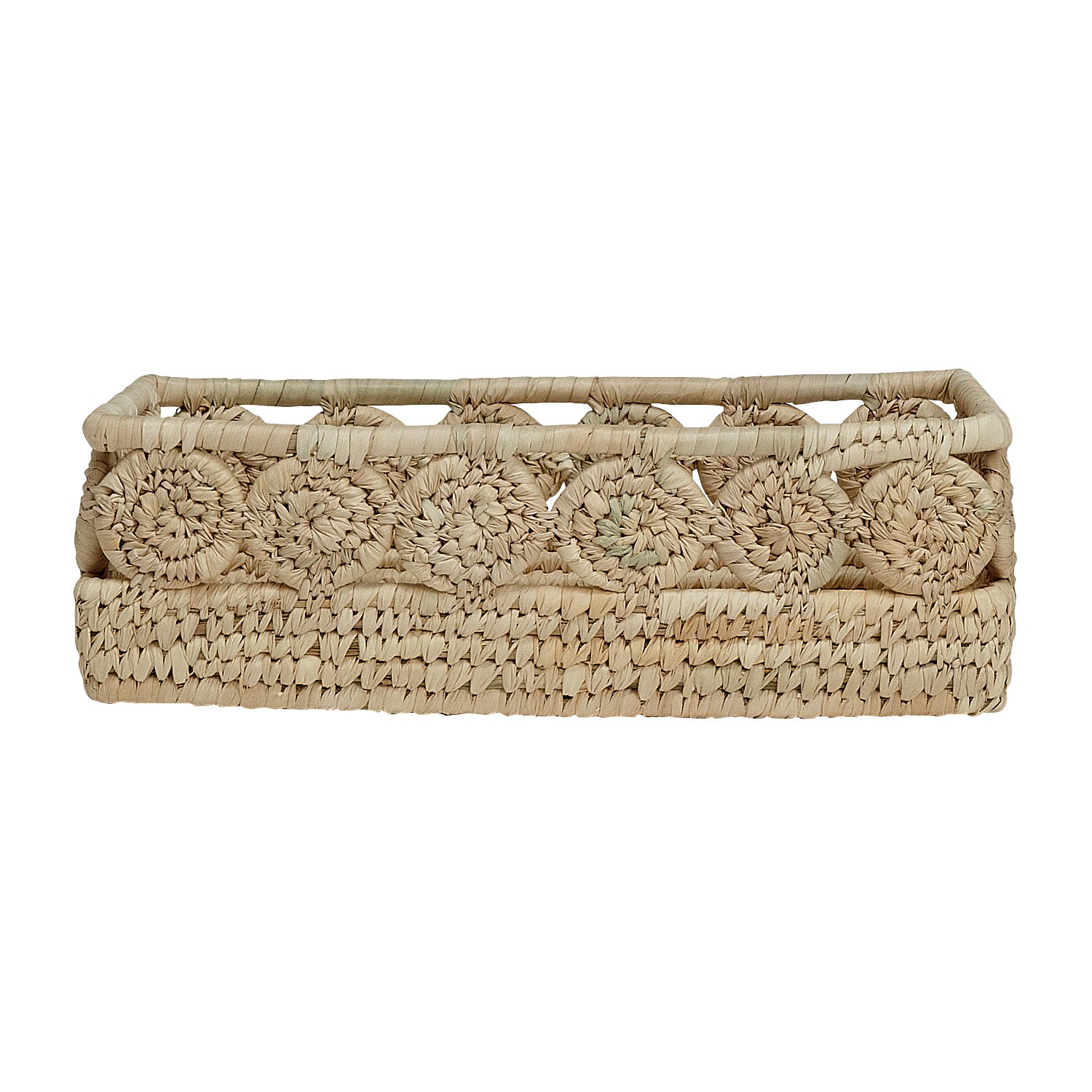 Palm Medallion Bread Basket