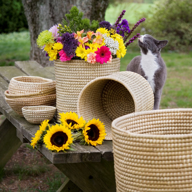 Kaisa Grass Basket Bowl (SM)