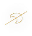Indukala Crescent Moon Hair Slide with Stick