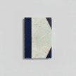 Handcrafted Marbled Paper Journal - Navy