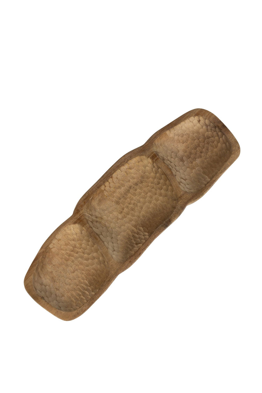 Wood Section Serving Tray