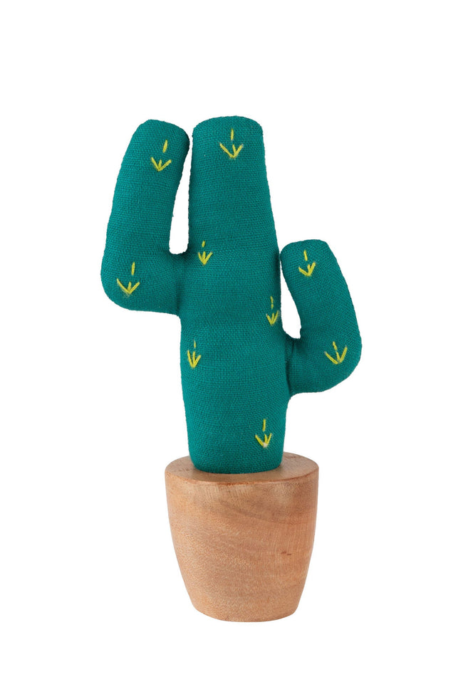 Handmade Mini Cotton Saguaro Cactus