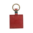 Shanti Square Leather Key Ring