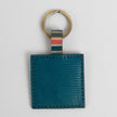 Shanti Square Leather Key Ring