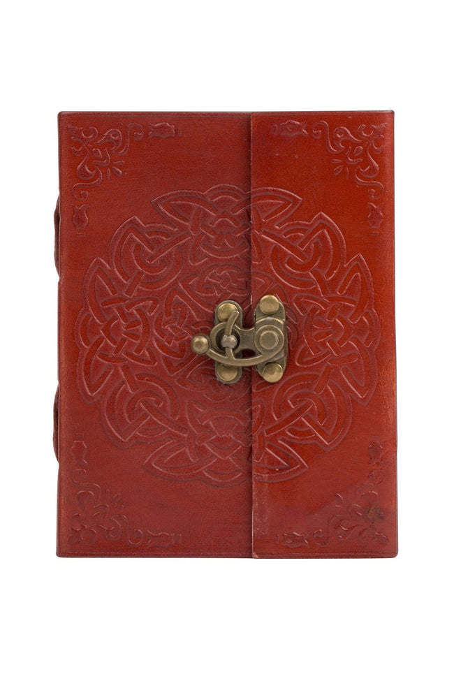 Endless Knot Leather Journal