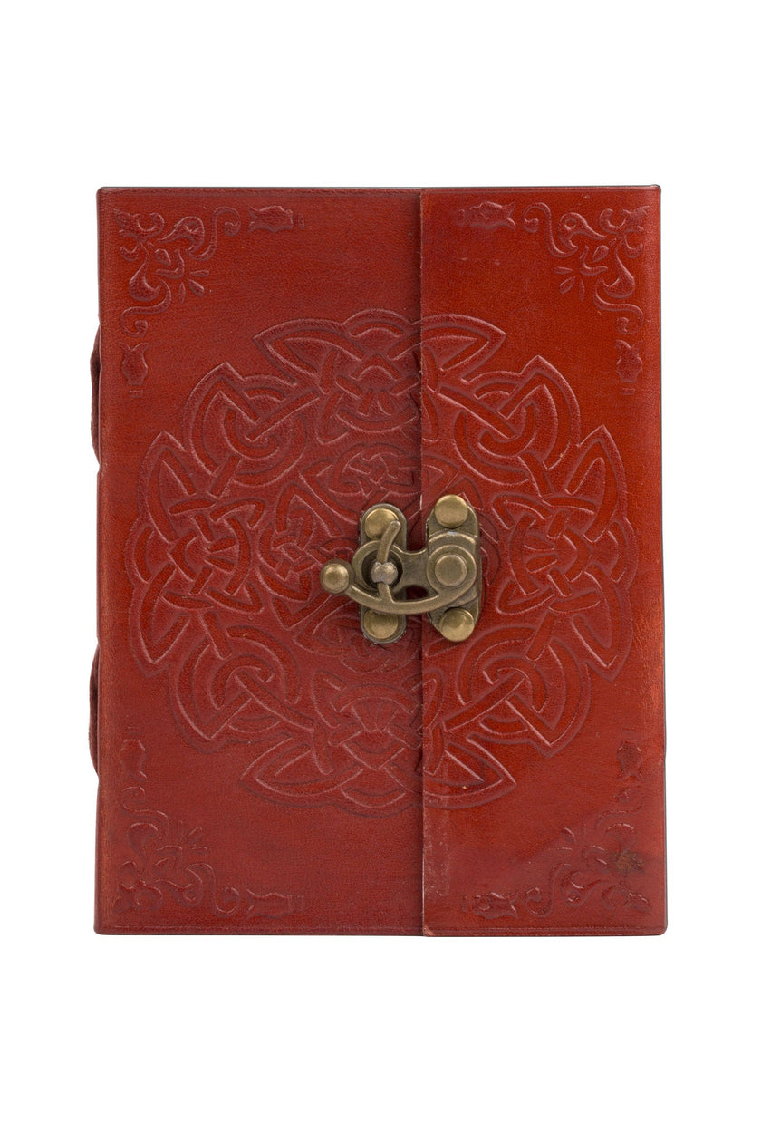Endless Knot Leather Journal