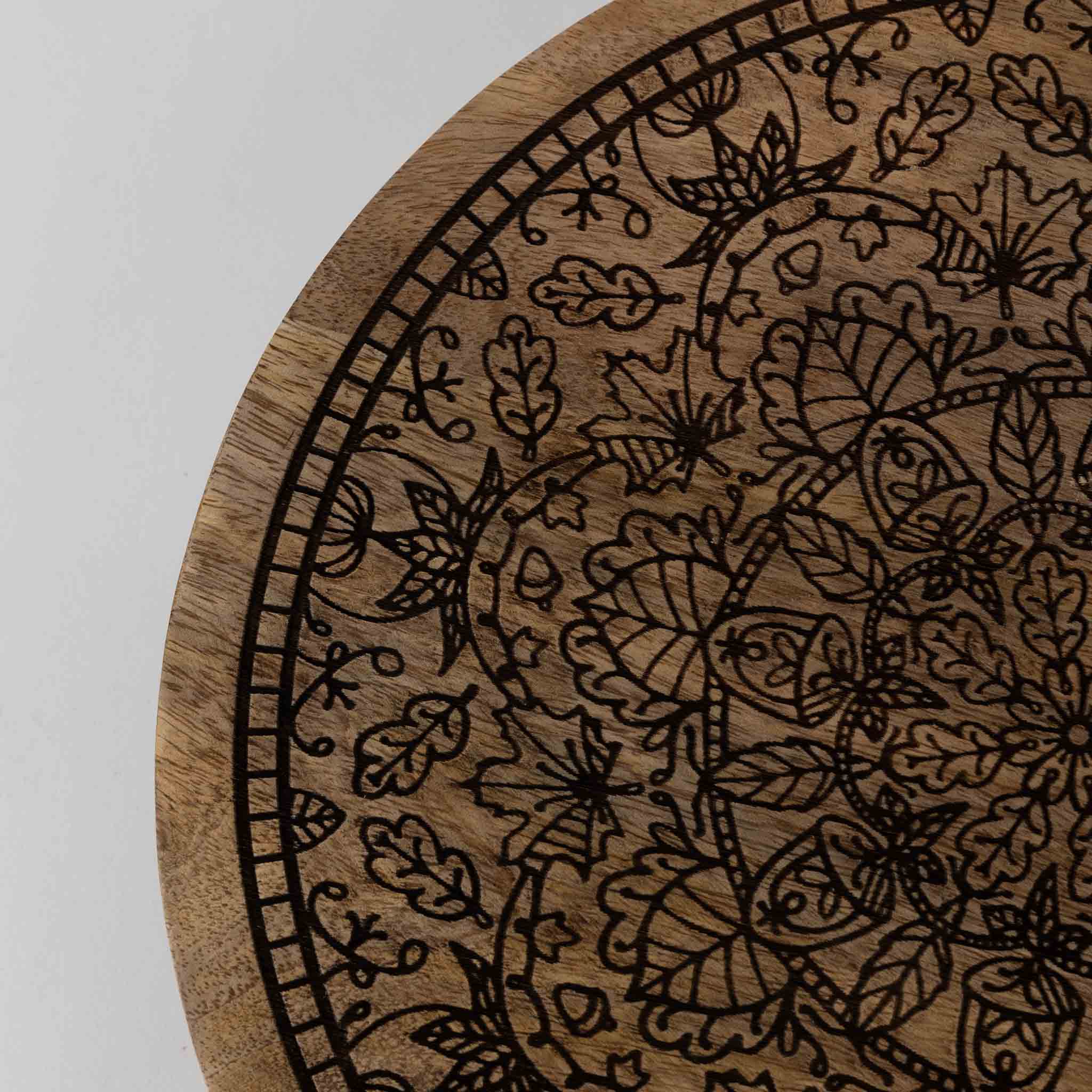 Mandala Wooden Lazy Susan