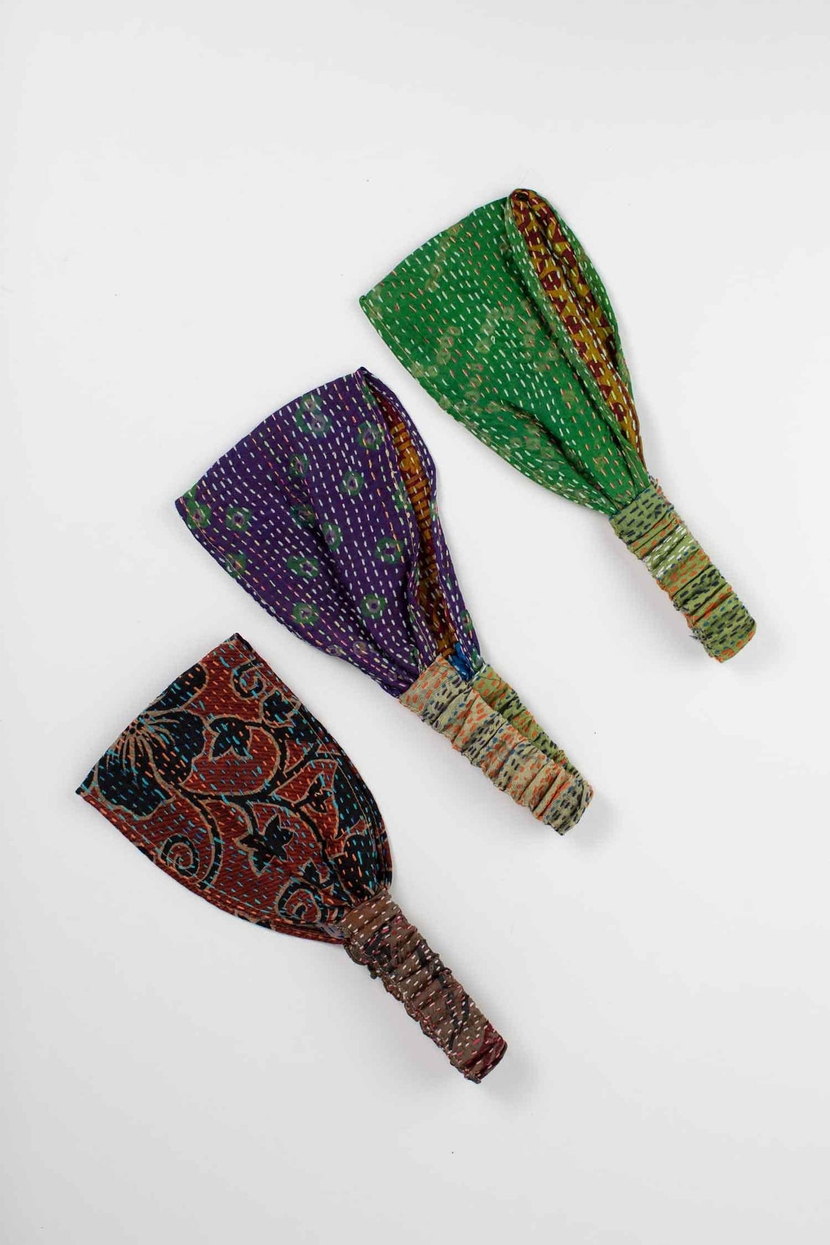 Kantha Stitch Headband
