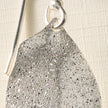 Esha Silver Sparkle Leaf Earrings