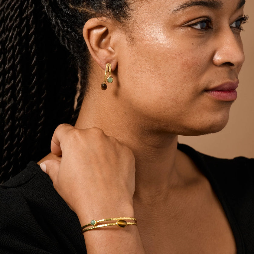 Sanja Tiger + Glass Stone Bracelet