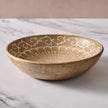 Aiza Handpainted Mango Wood Bowl