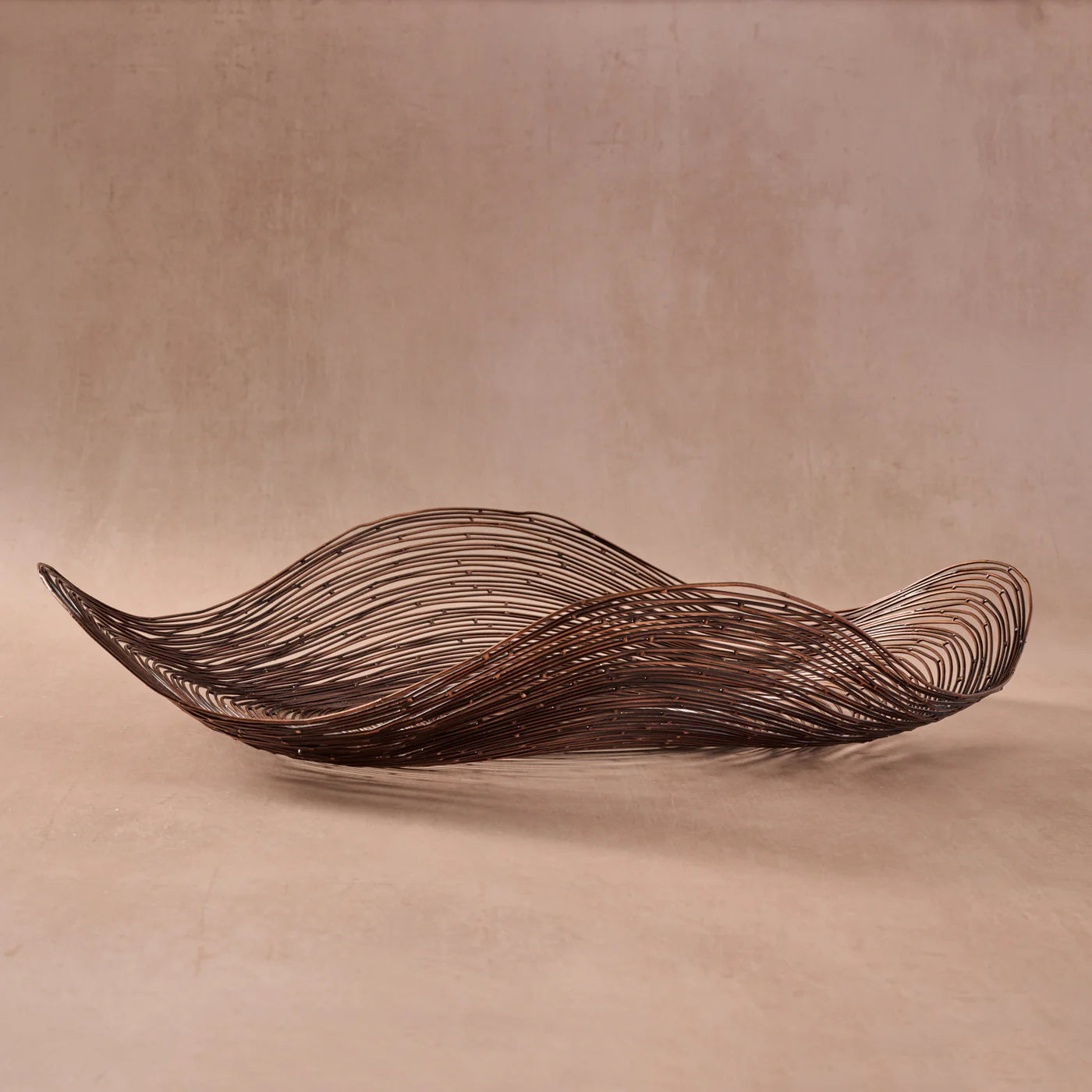 Lahar Wavy Wire Bowl