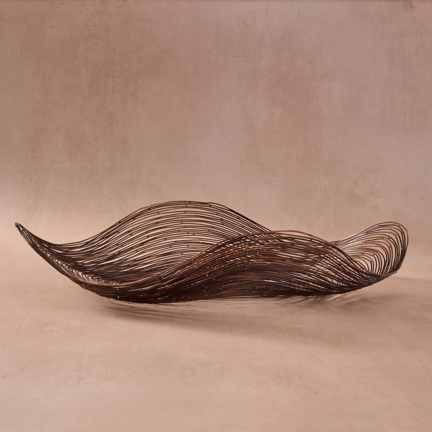 Lahar Wavy Wire Bowl