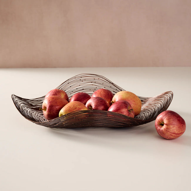 Lahar Wavy Wire Bowl
