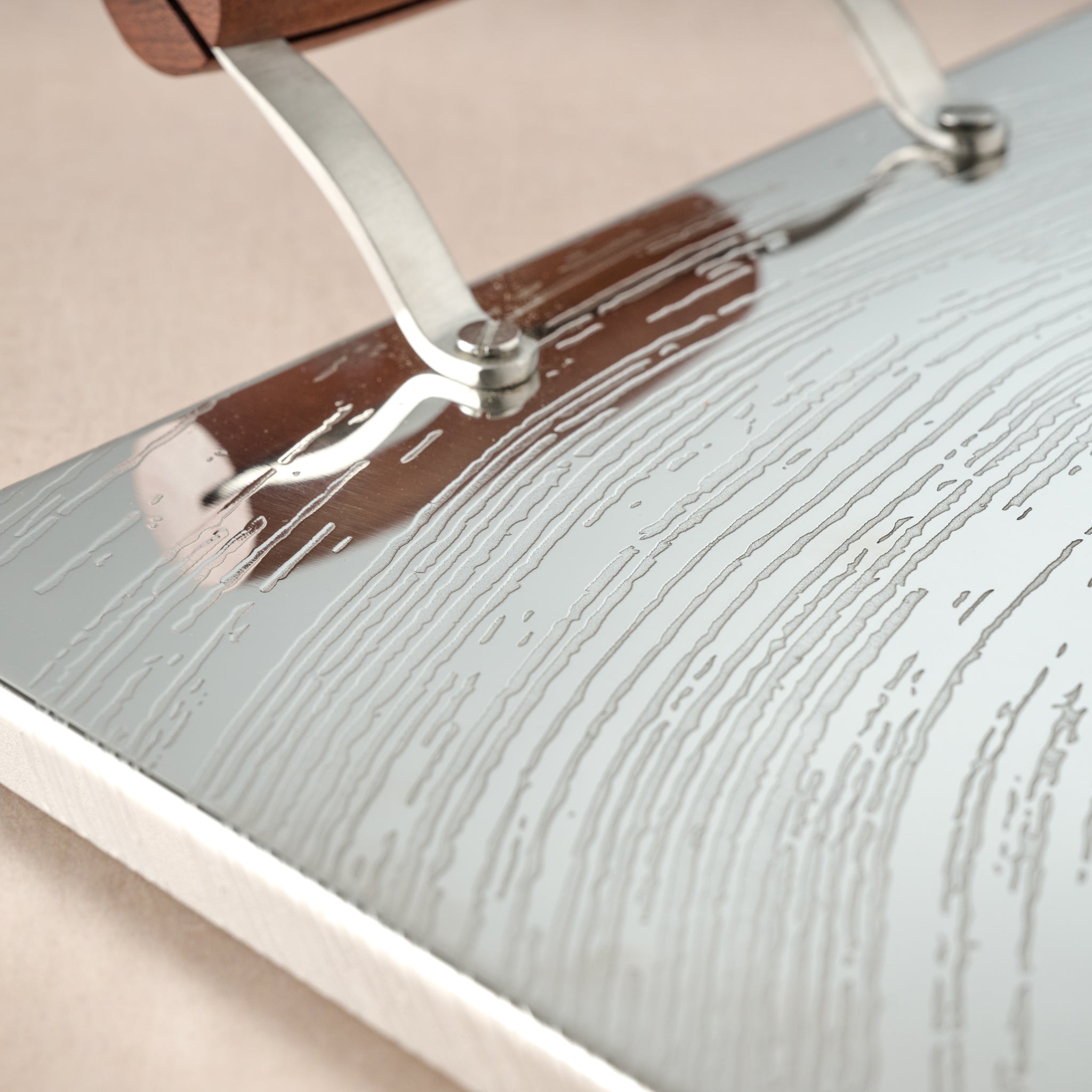Tree Rings Steel Serving Tray