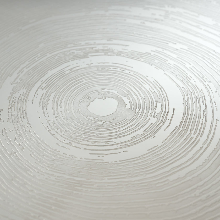 Tree Rings Steel Serving Tray