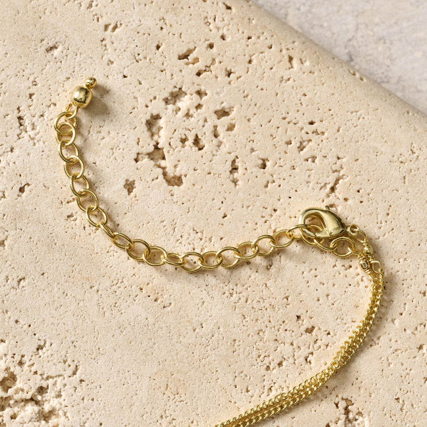 Saroja Brass Pendant Necklace