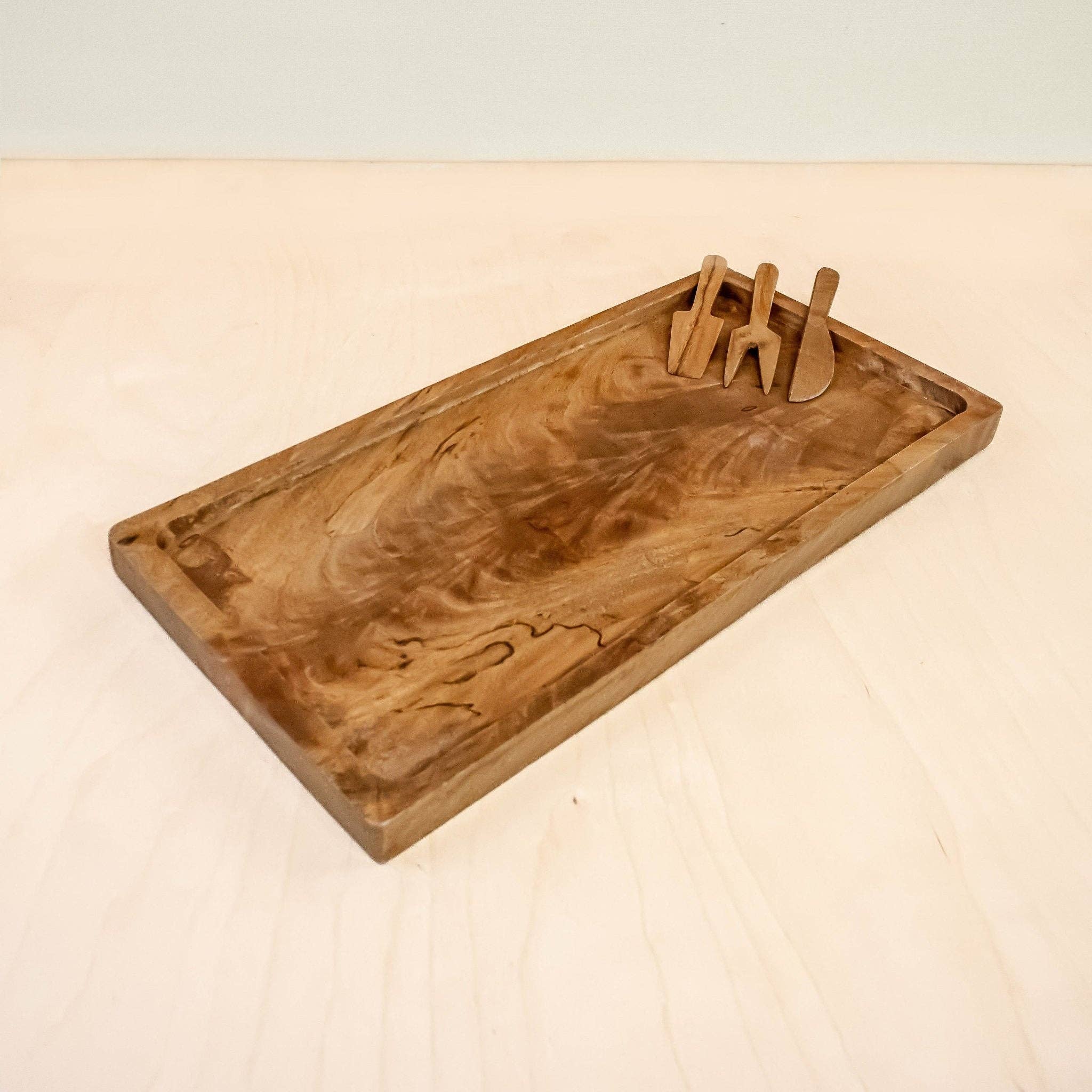 Rectangle Serving Tray - Acacia Wood