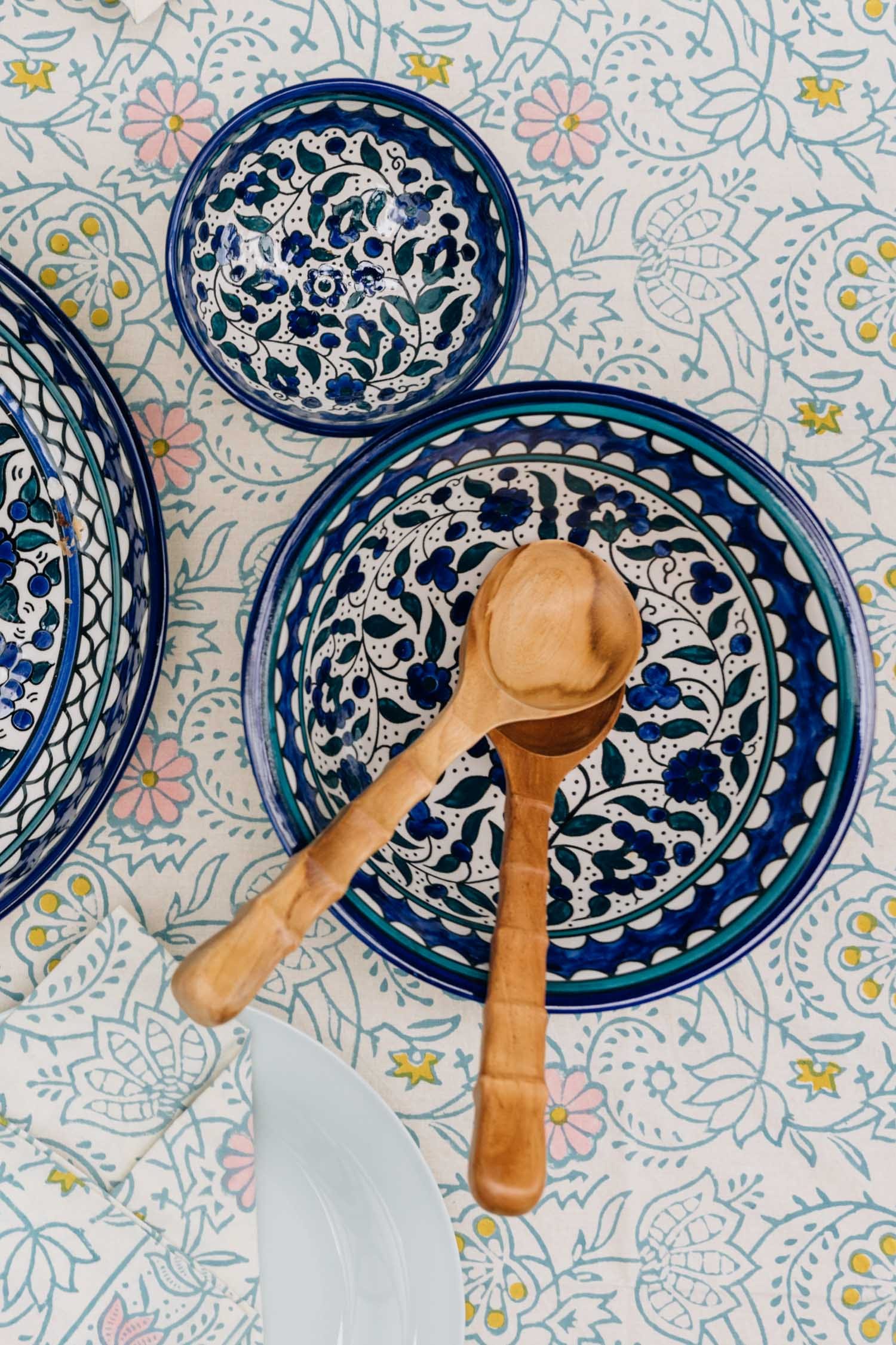 Sleek Teak Salad Servers